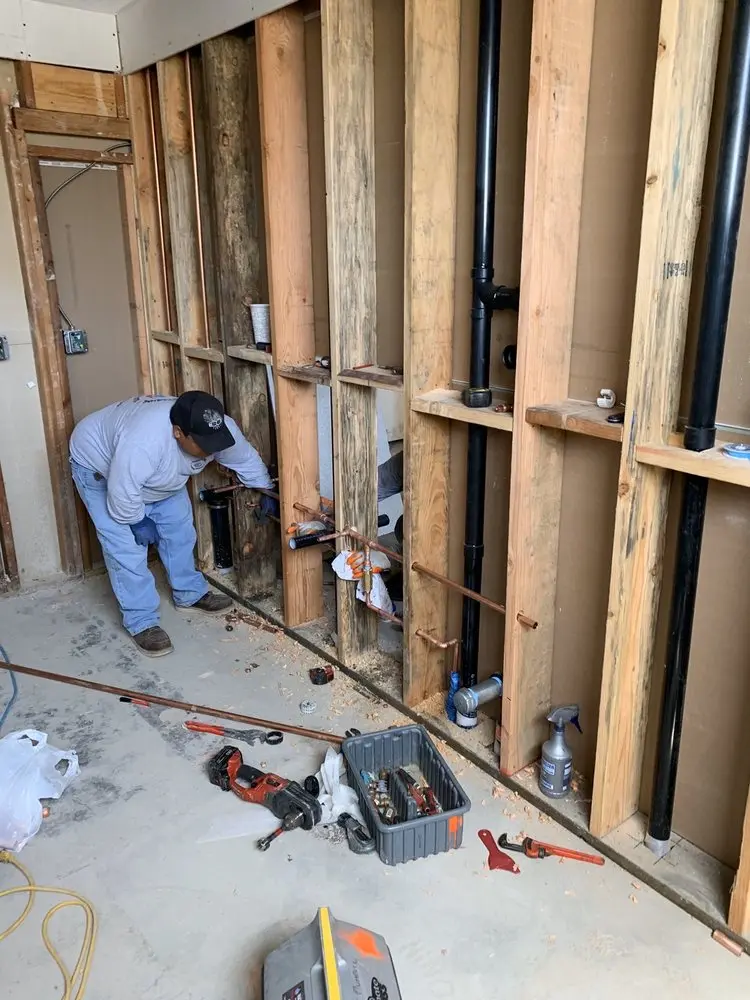Commercial rough-in plumbing for Water Heater Replacement in Capital District